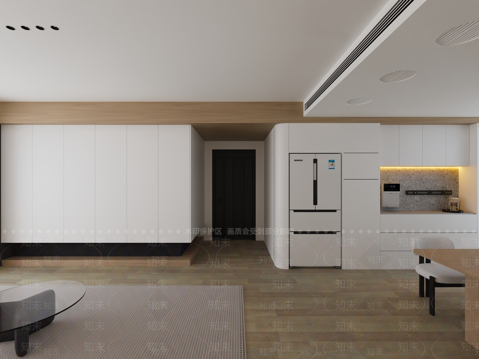 极简玄关3D模型下载【ID:1215013661】