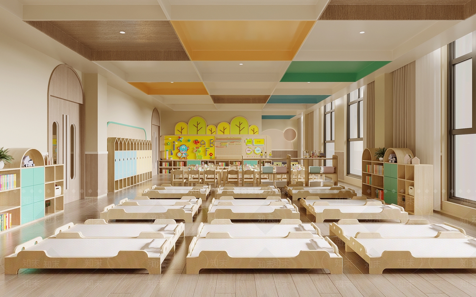 现代幼儿园3D模型下载【ID:1185407920】