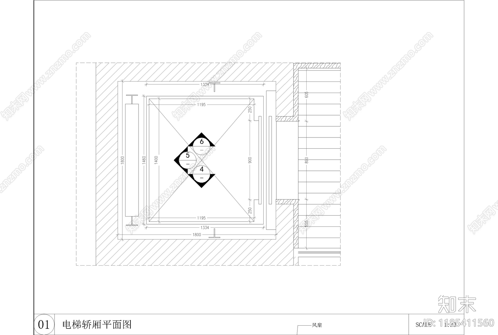 现代其他工装空间施工图下载【ID:1185411560】