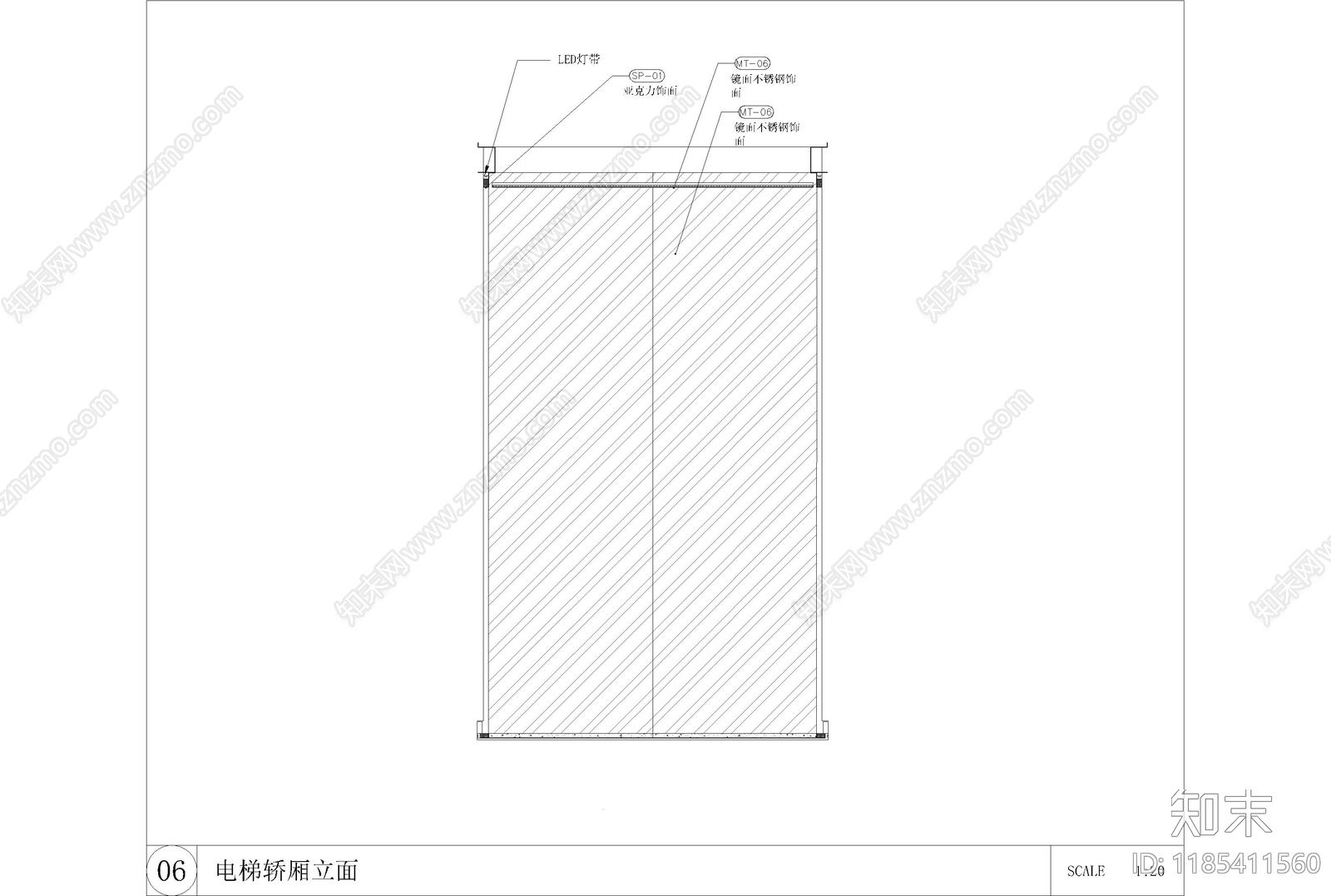 现代其他工装空间cad施工图下载【ID:1185411560】