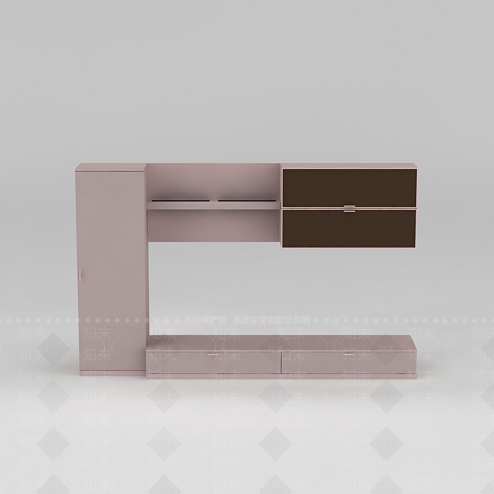 现代衣柜3D模型下载【ID:1185542964】