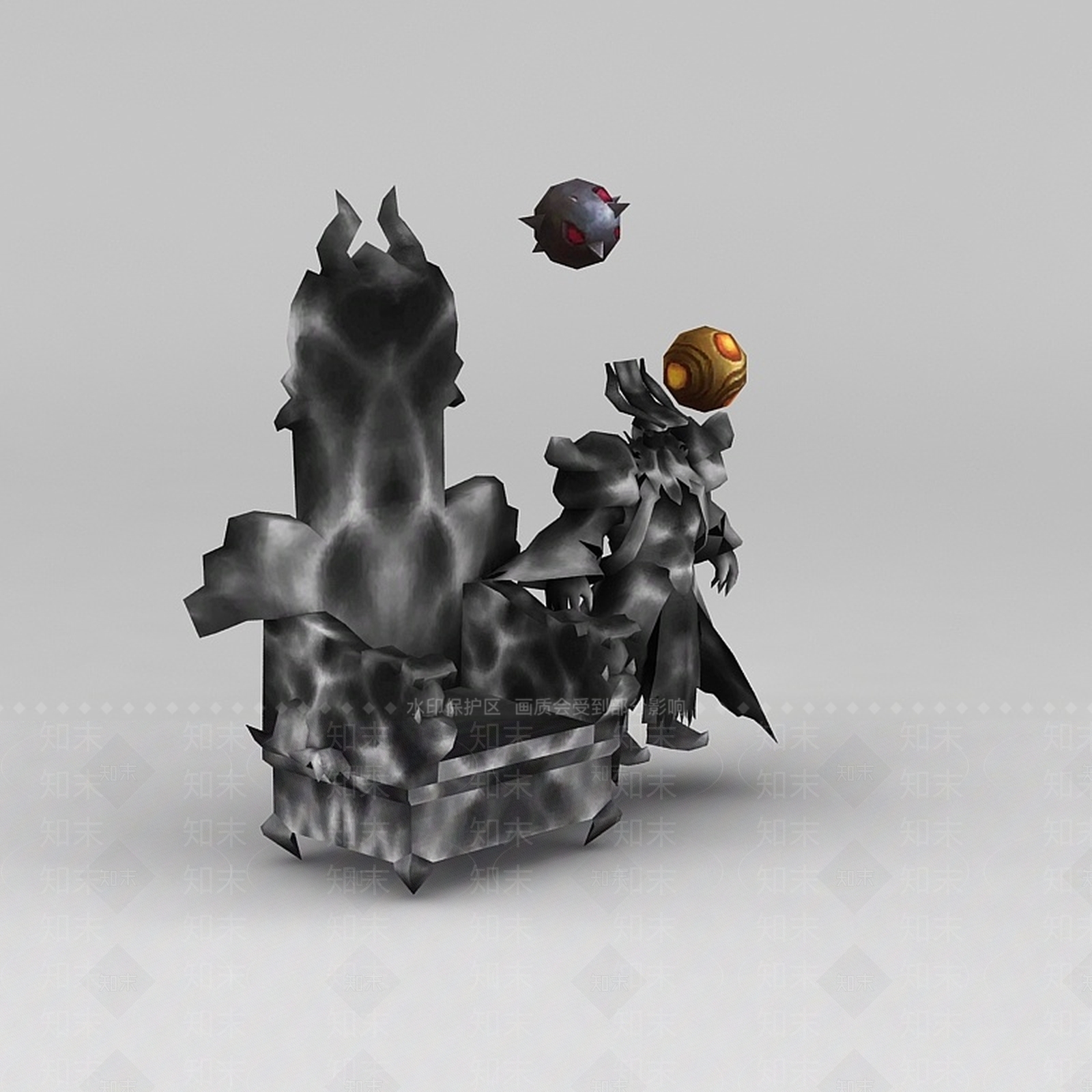 现代妆台妆凳3D模型下载【ID:1185421504】