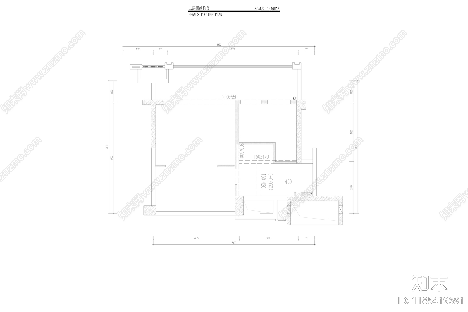 别墅施工图下载【ID:1185419691】