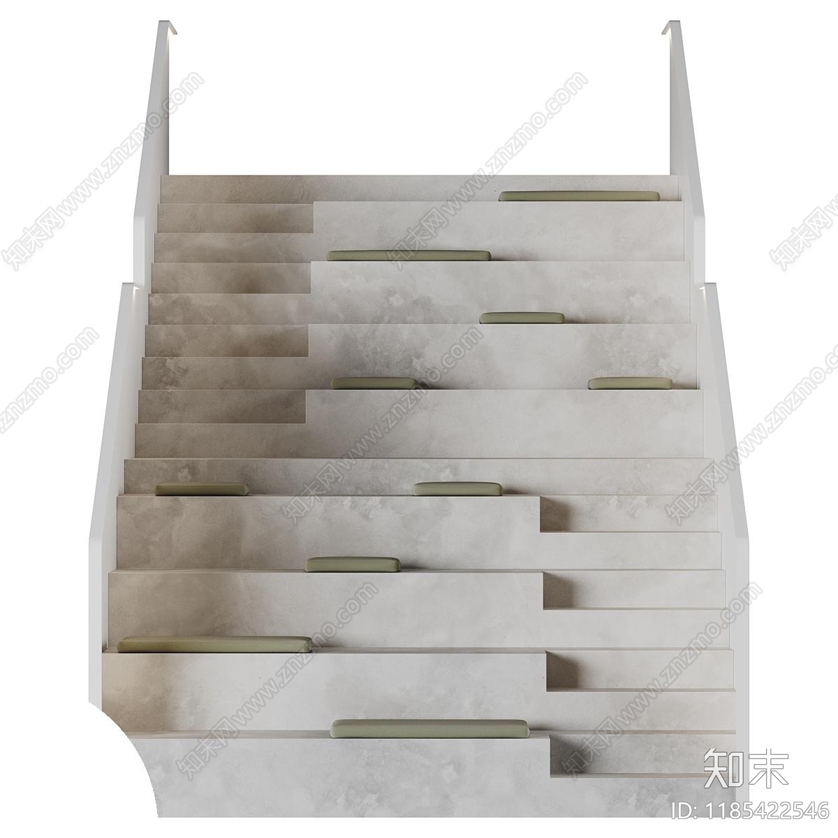 意式轻奢楼梯3D模型下载【ID:1185422546】
