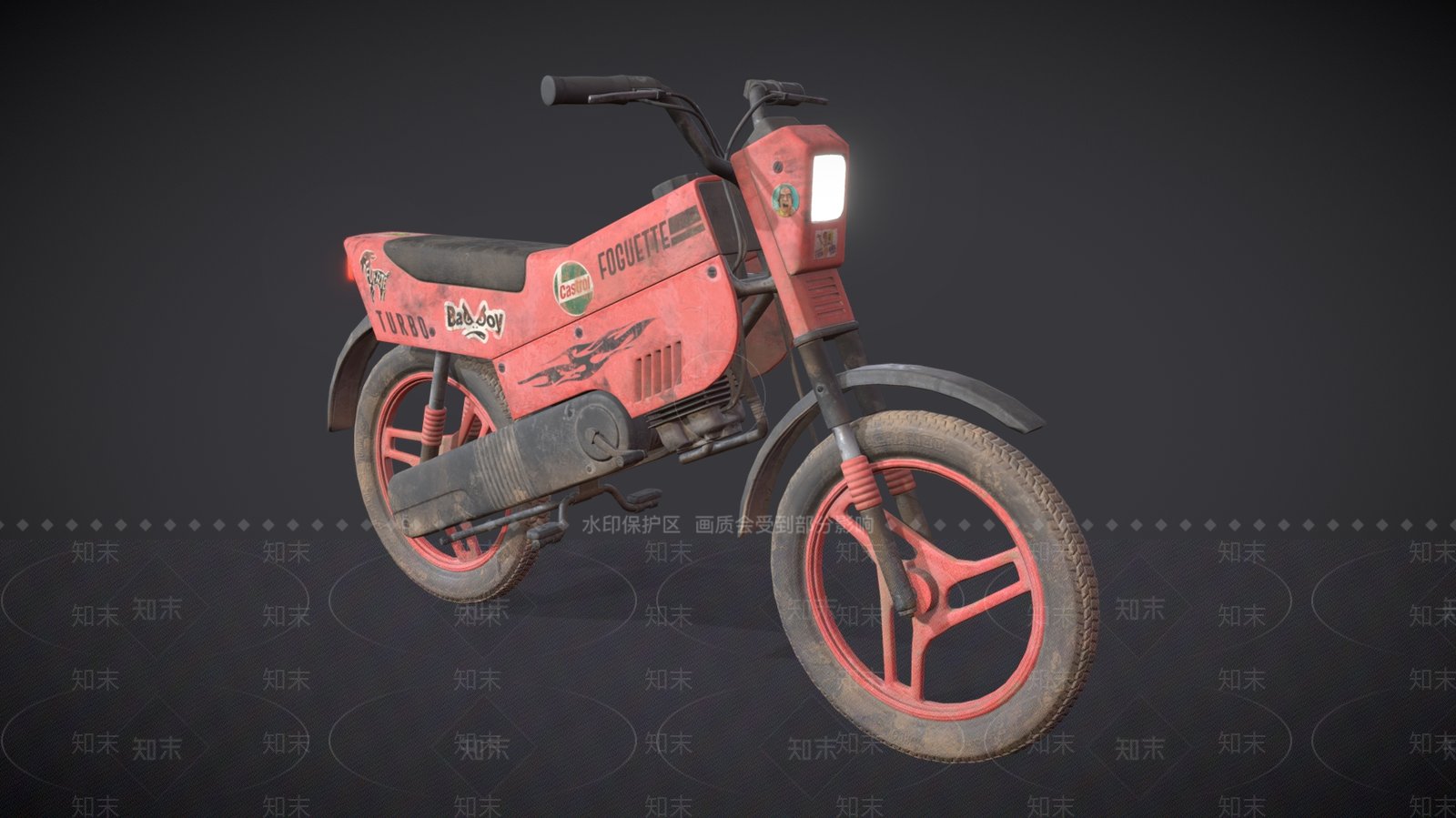 摩托车3D模型下载【ID:1185430456】