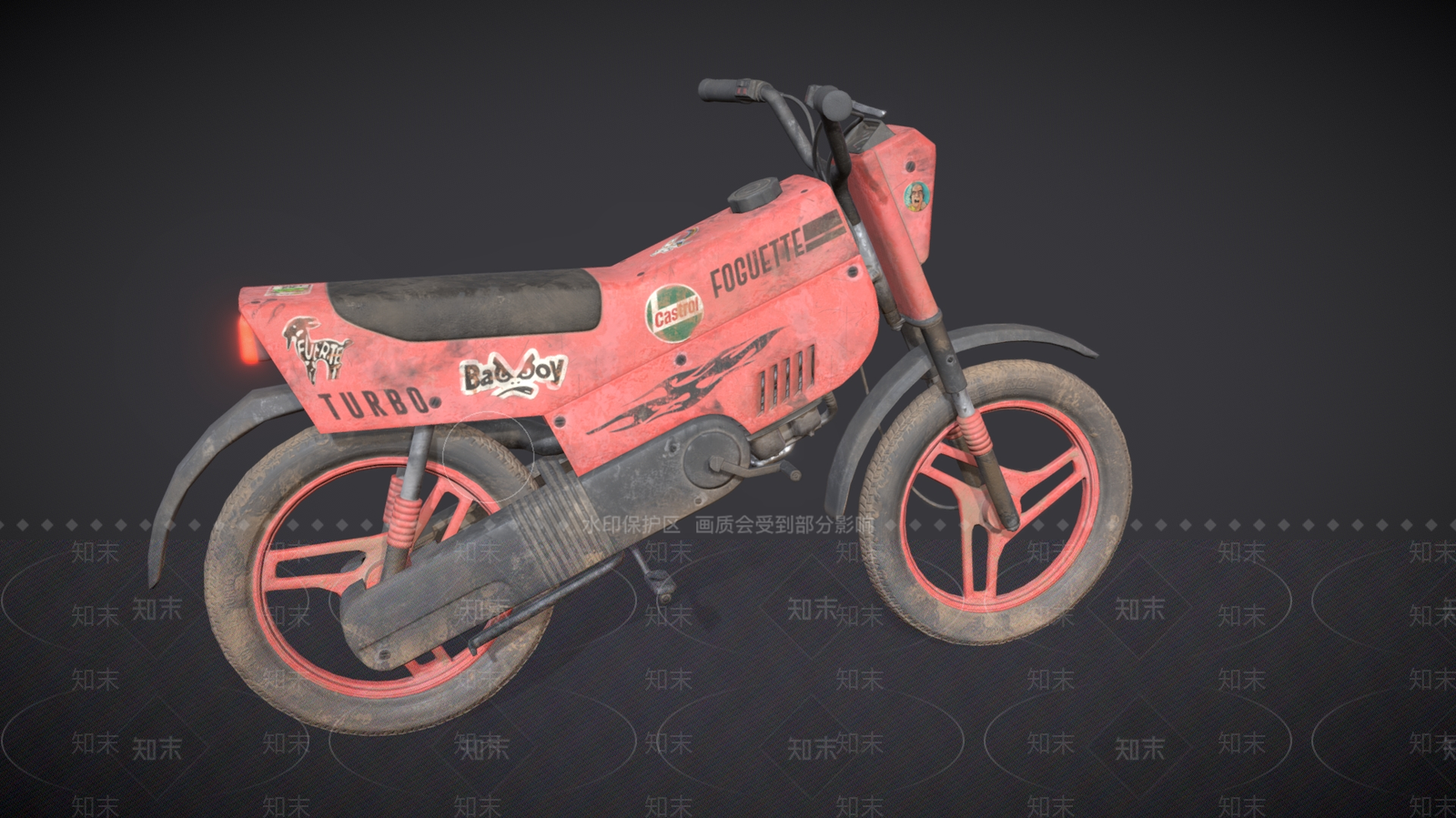 摩托车3D模型下载【ID:1185430456】