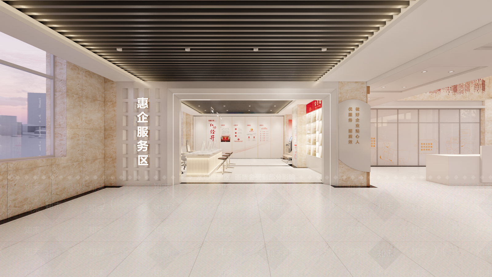 现代党建展厅SU模型下载【ID:1185432313】