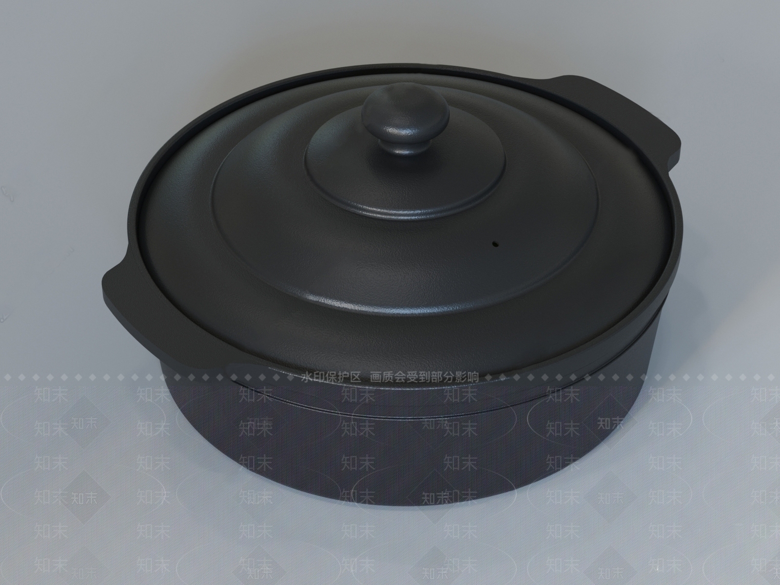 现代陶砂锅3D模型下载【ID:1185461442】