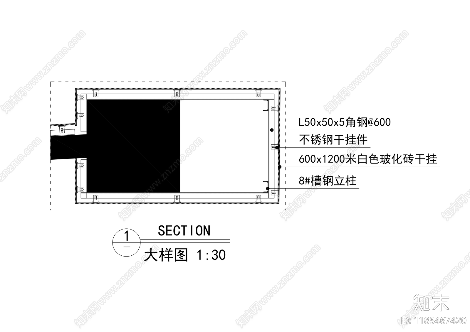 柱子节点施工图下载【ID:1185467420】