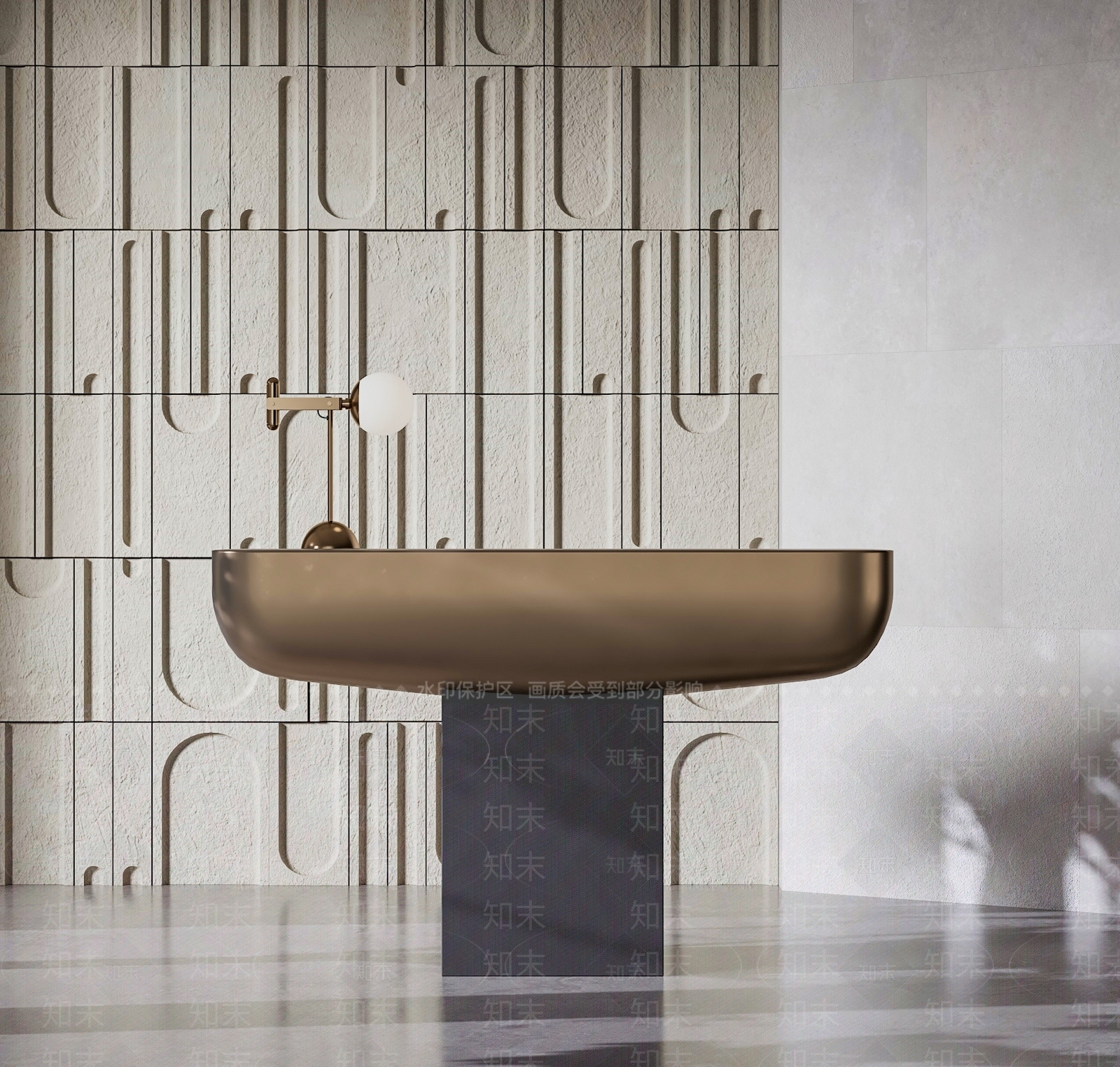 中古轻奢讲台3D模型下载【ID:1185470743】