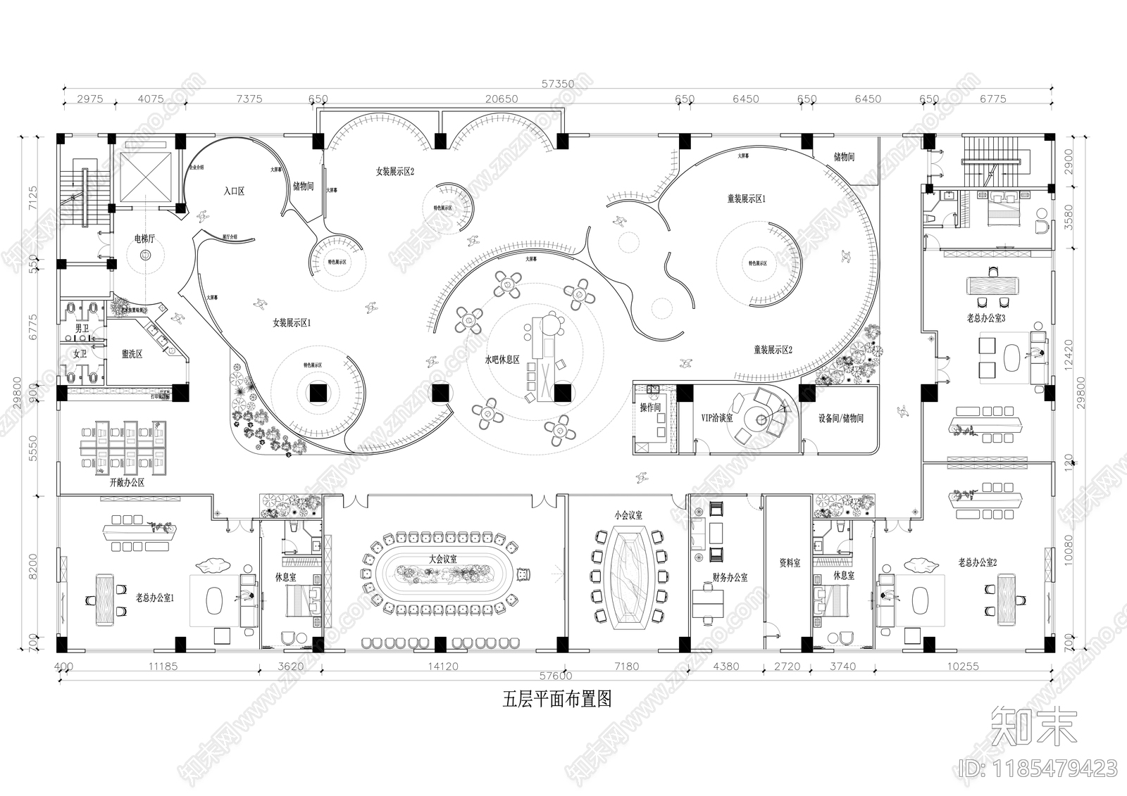 工装平面图施工图下载【ID:1185479423】