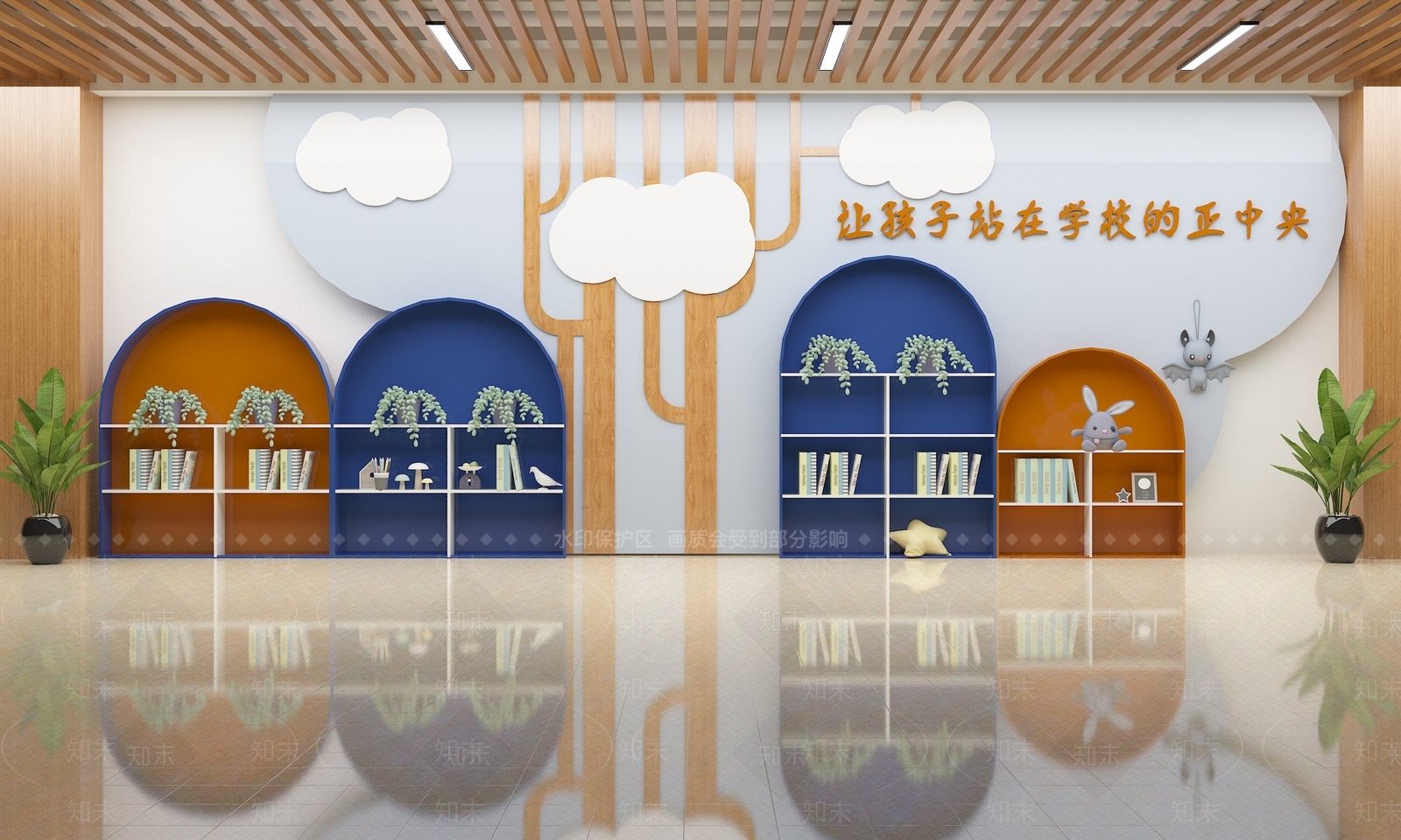 现代幼儿园3D模型下载【ID:1185483704】