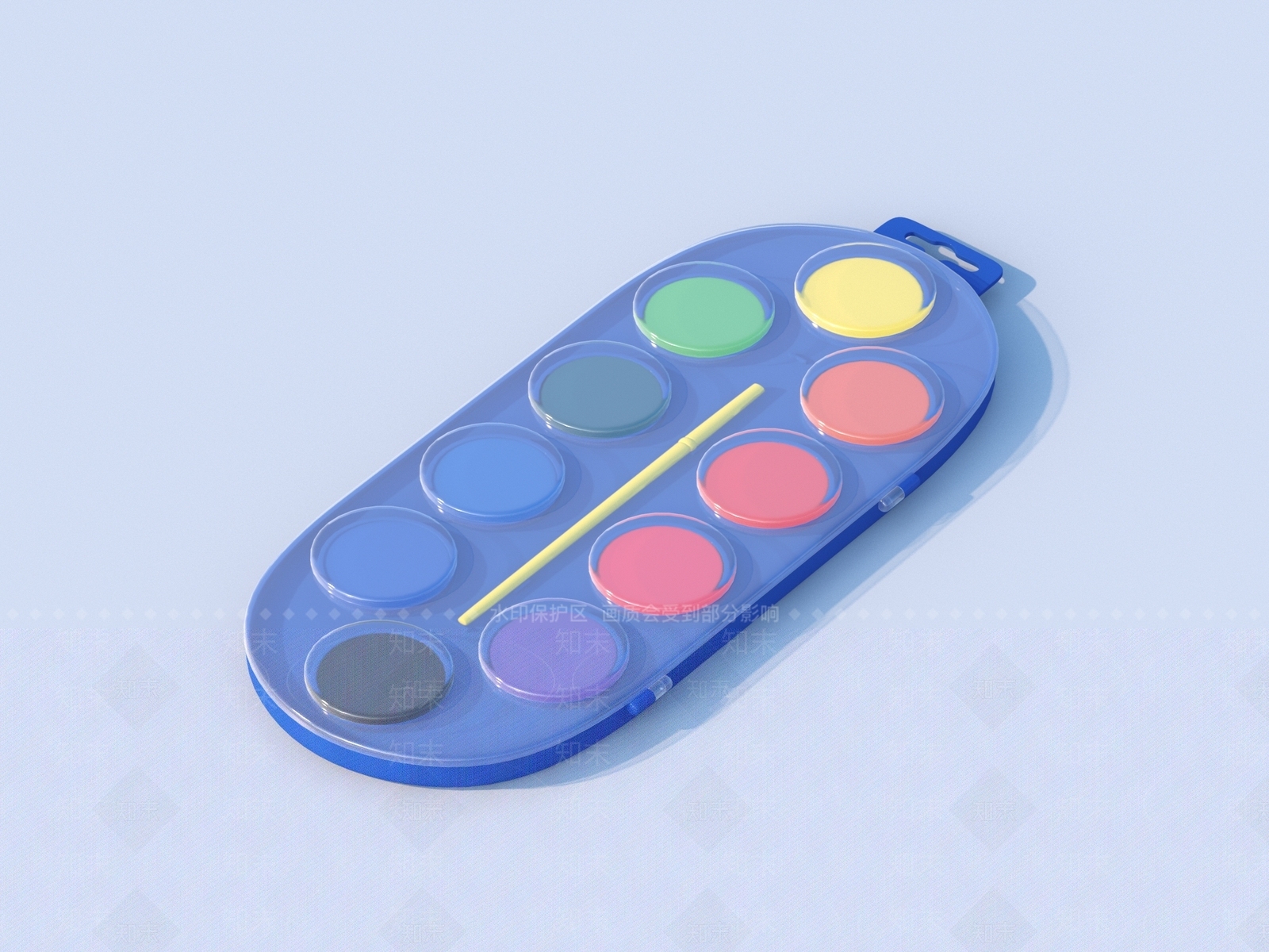 办公用品3D模型下载【ID:1185489031】