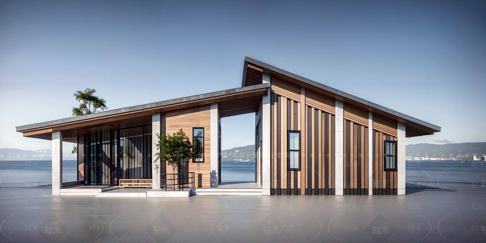 新中式小公建SU模型下载【ID:1185494515】