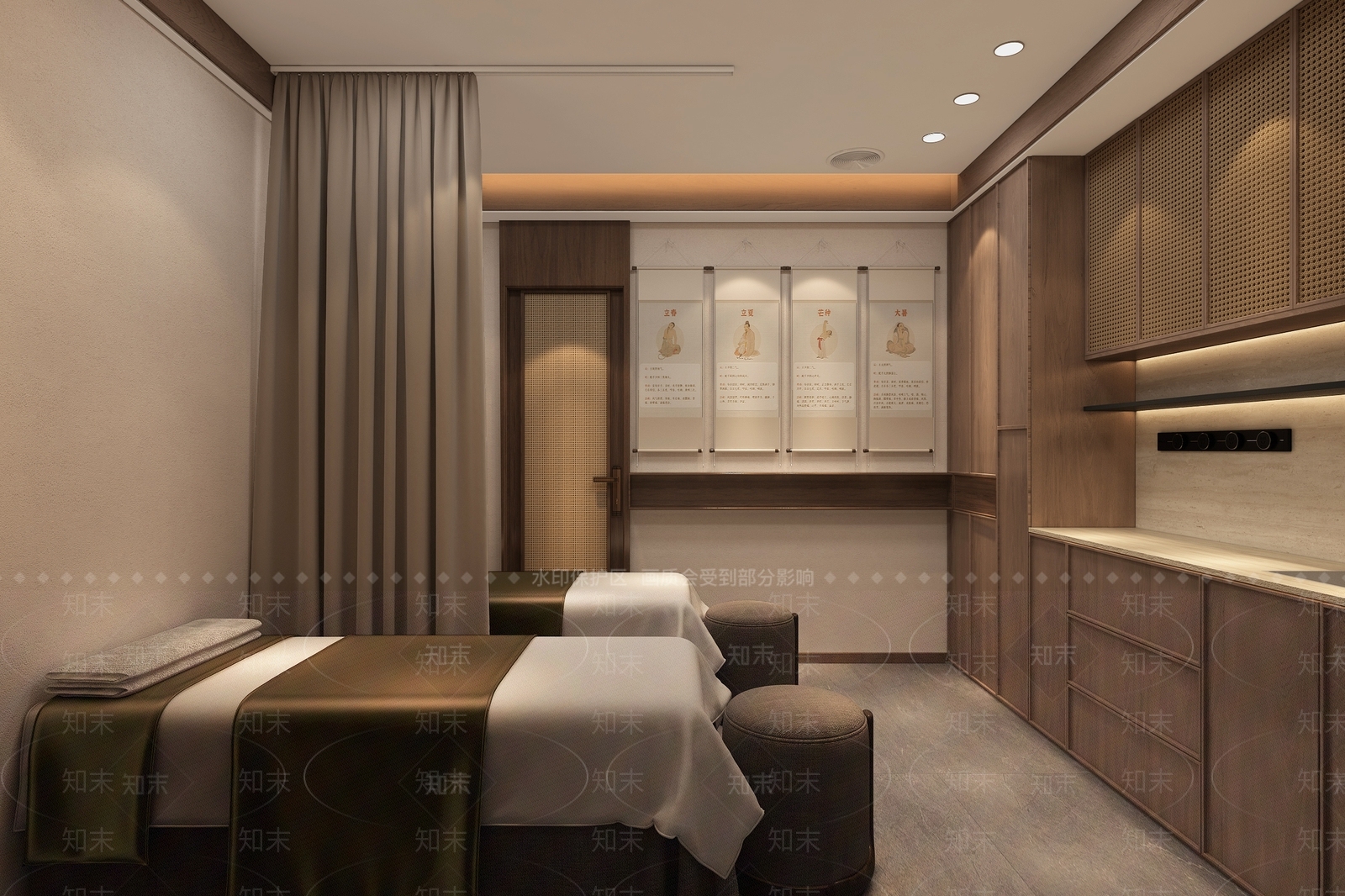 复古新中式医院3D模型下载【ID:1185494425】