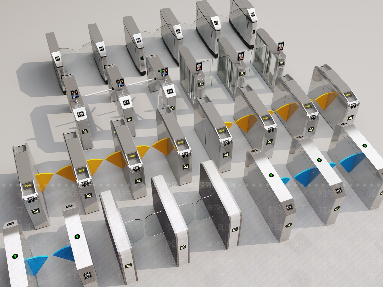 门禁SU模型下载【ID:1185495911】