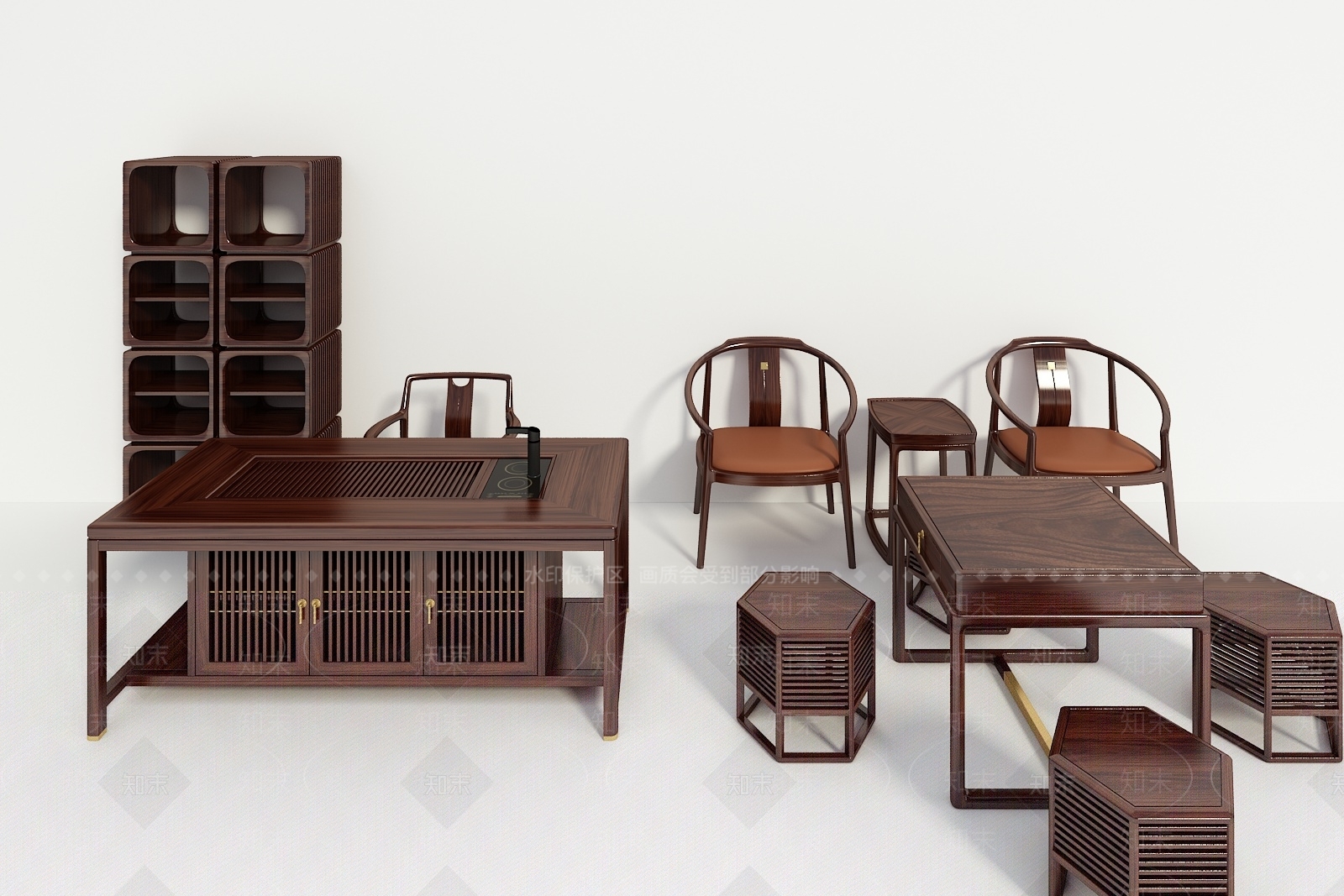 麻将桌3D模型下载【ID:1185500100】