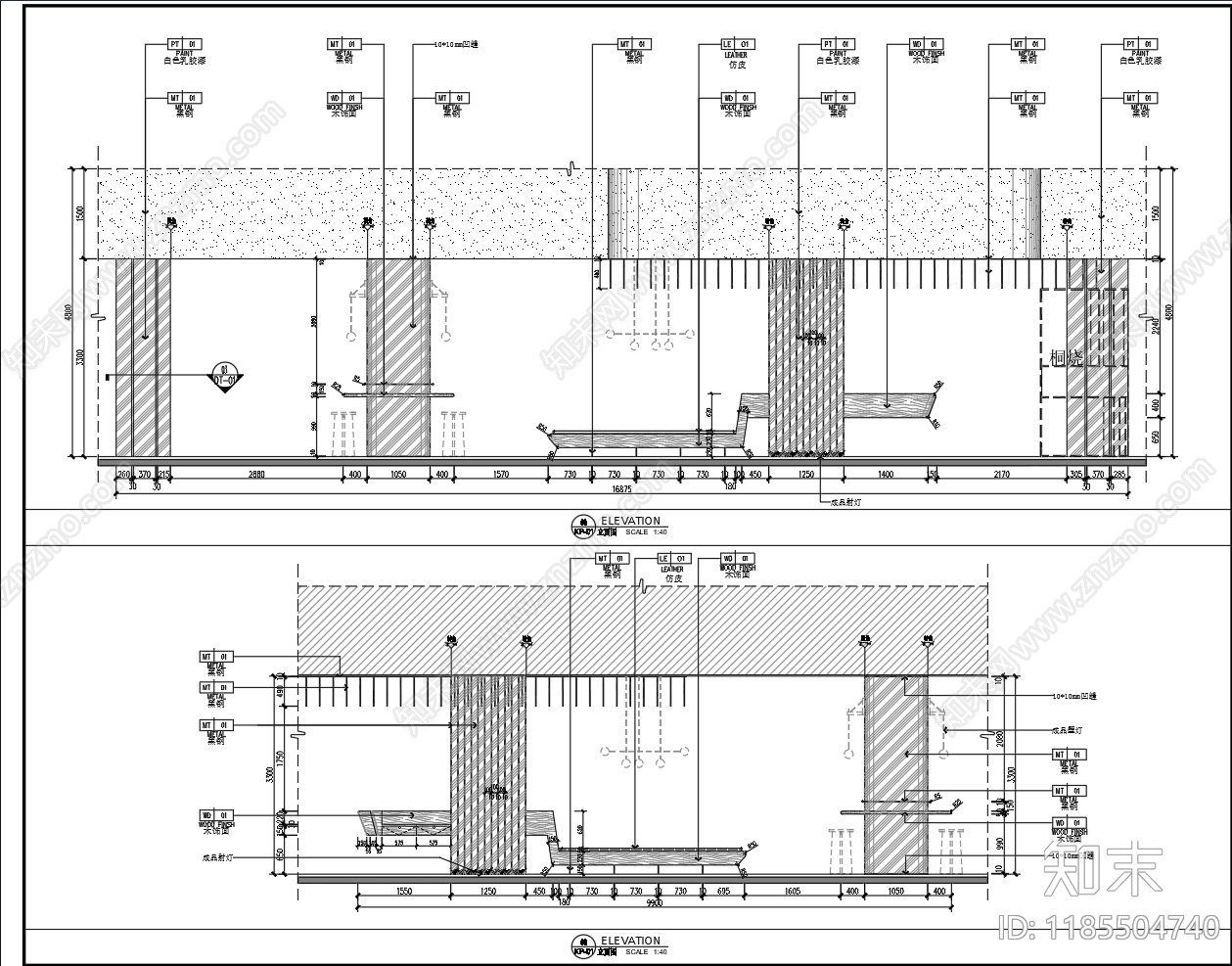 现代其他餐饮空间cad施工图下载【ID:1185504740】