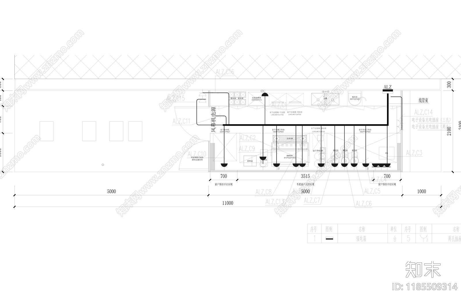 其他商业空间cad施工图下载【ID:1185509314】