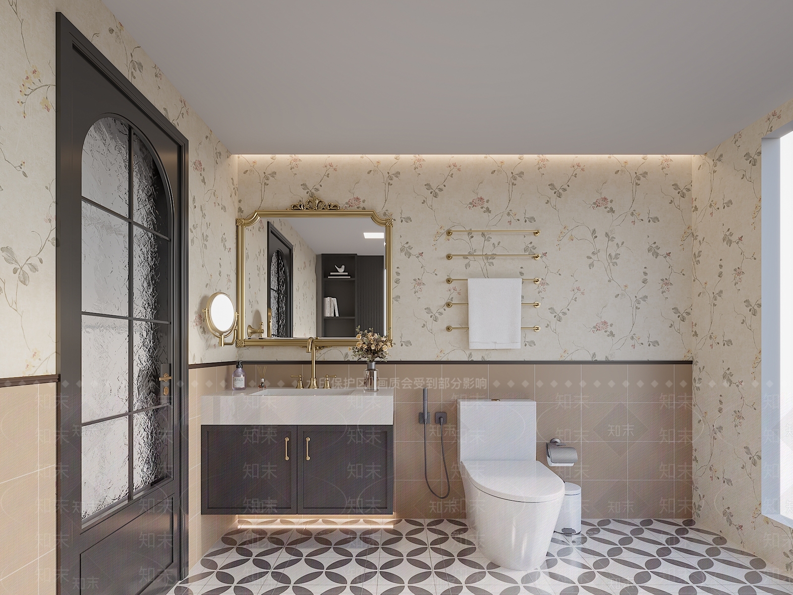 美式卫生间3D模型下载【ID:1185517198】