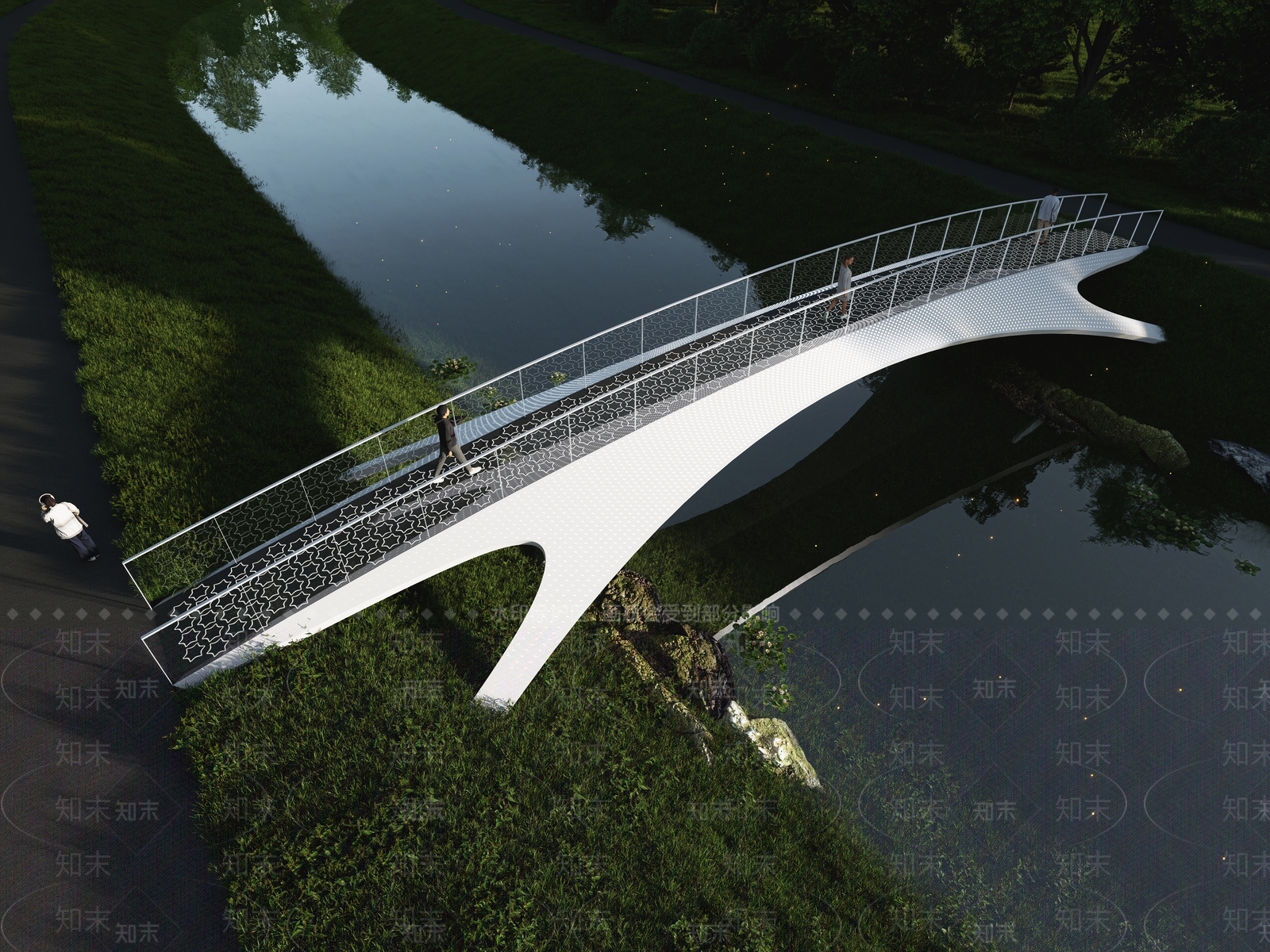 现代桥3D模型下载【ID:1185521926】