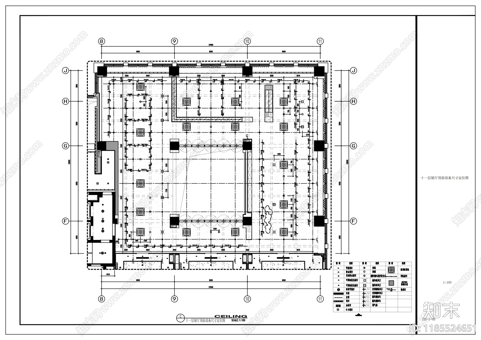 现代整体办公空间cad施工图下载【ID:1185524651】