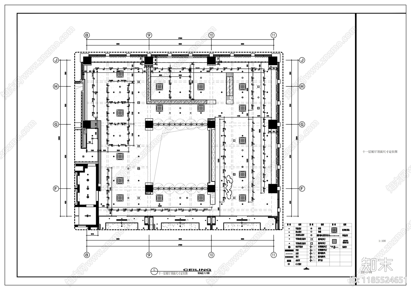 现代整体办公空间cad施工图下载【ID:1185524651】