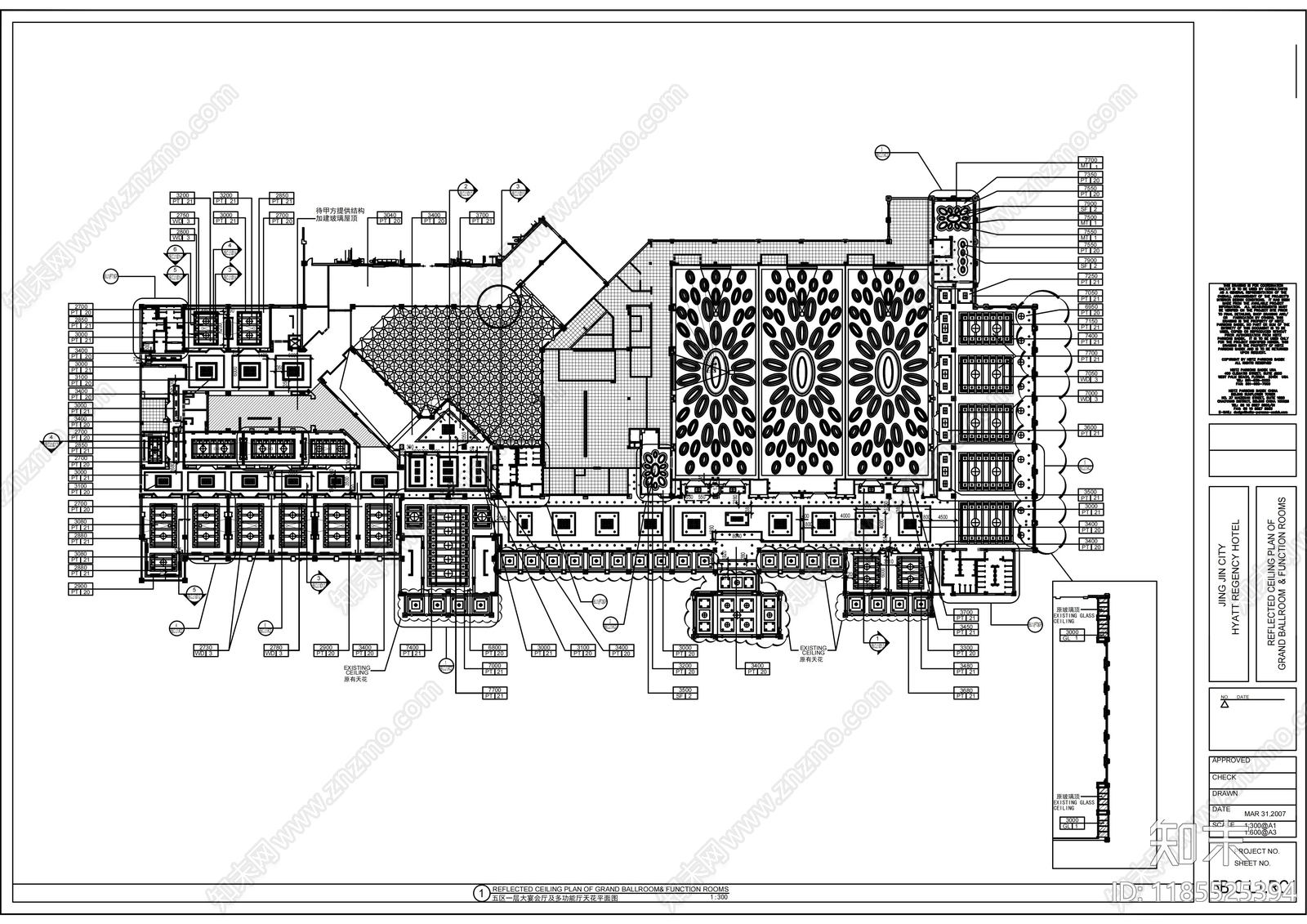 现代整体办公空间cad施工图下载【ID:1185525394】