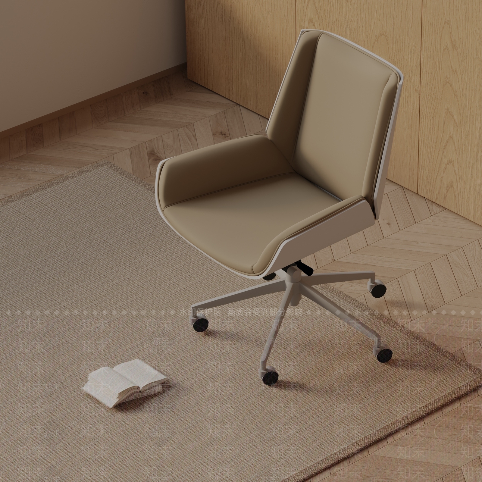 现代办公椅3D模型下载【ID:1185533699】