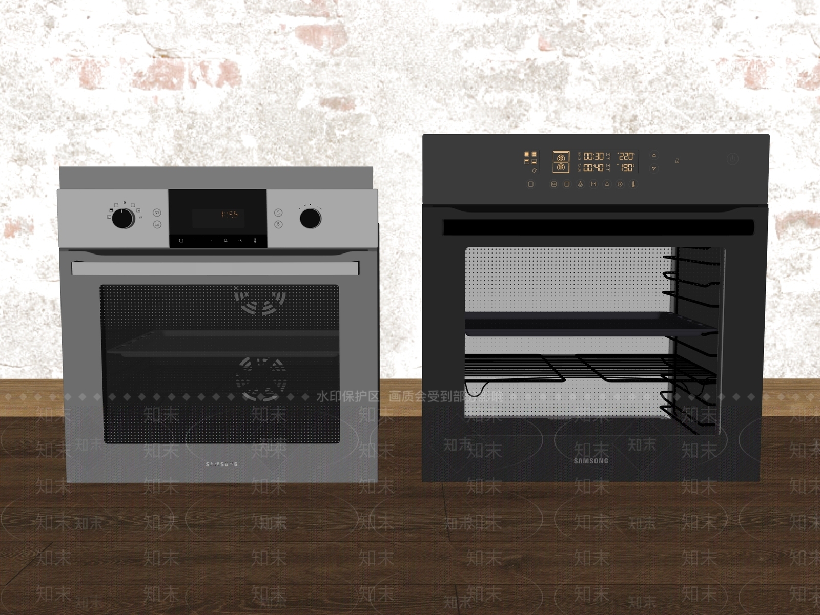 烤箱SU模型下载【ID:1185536643】