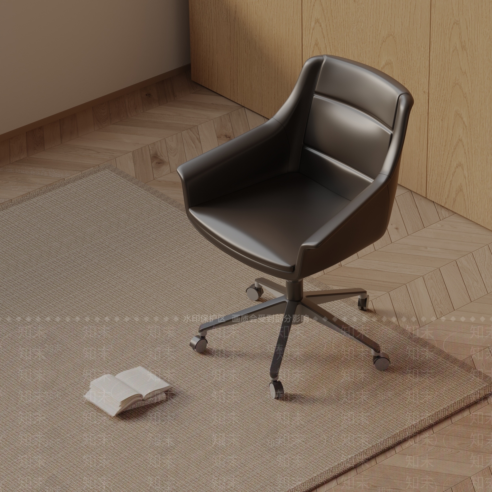 现代办公椅3D模型下载【ID:1185538176】