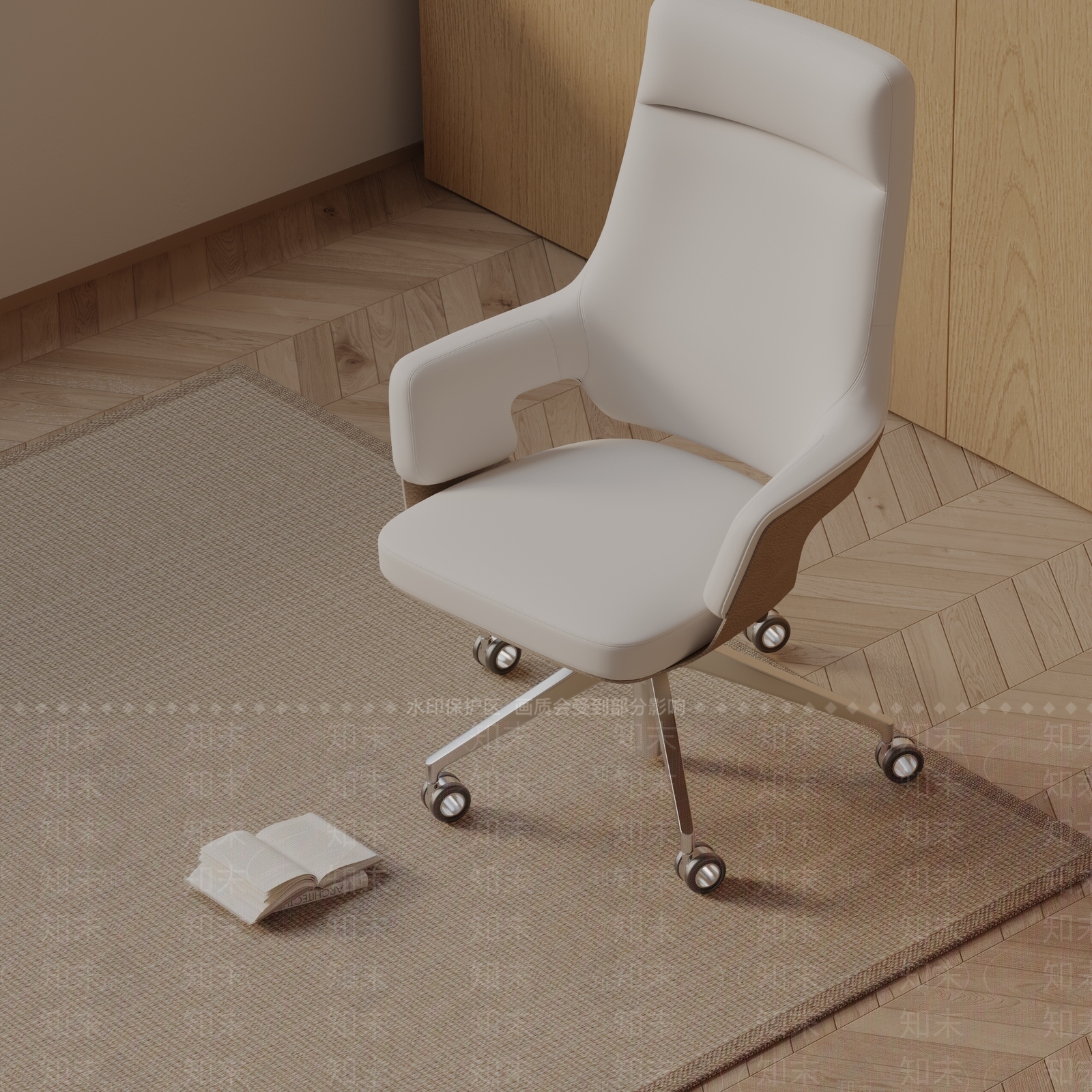 现代办公椅3D模型下载【ID:1185542142】