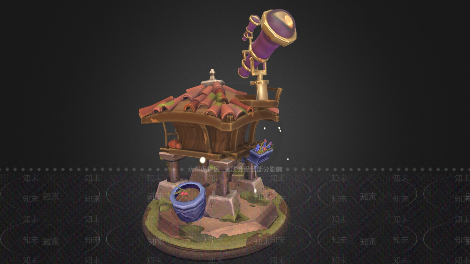 现代艺术风格建筑3D模型下载【ID:1185545067】