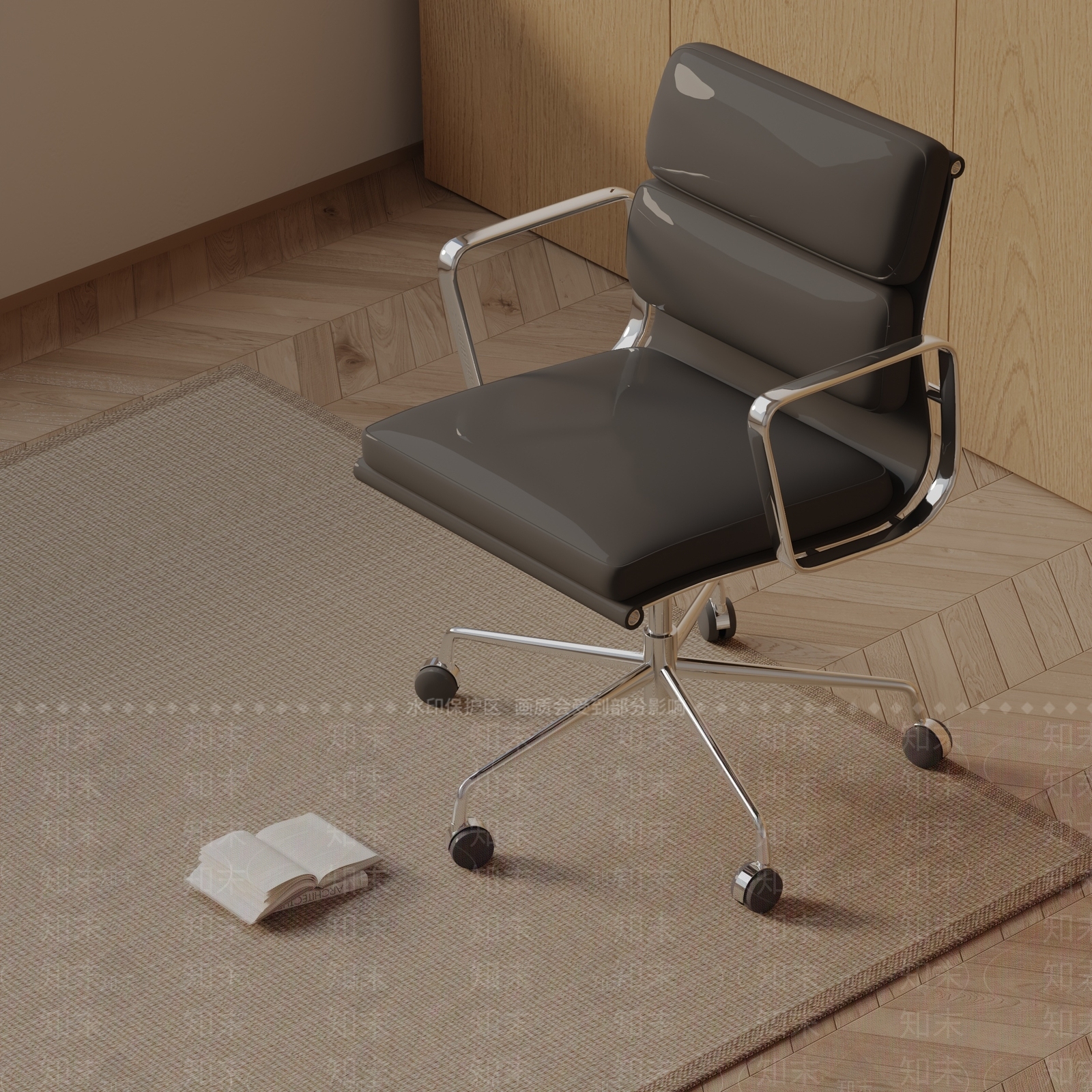 现代办公椅3D模型下载【ID:1185546331】