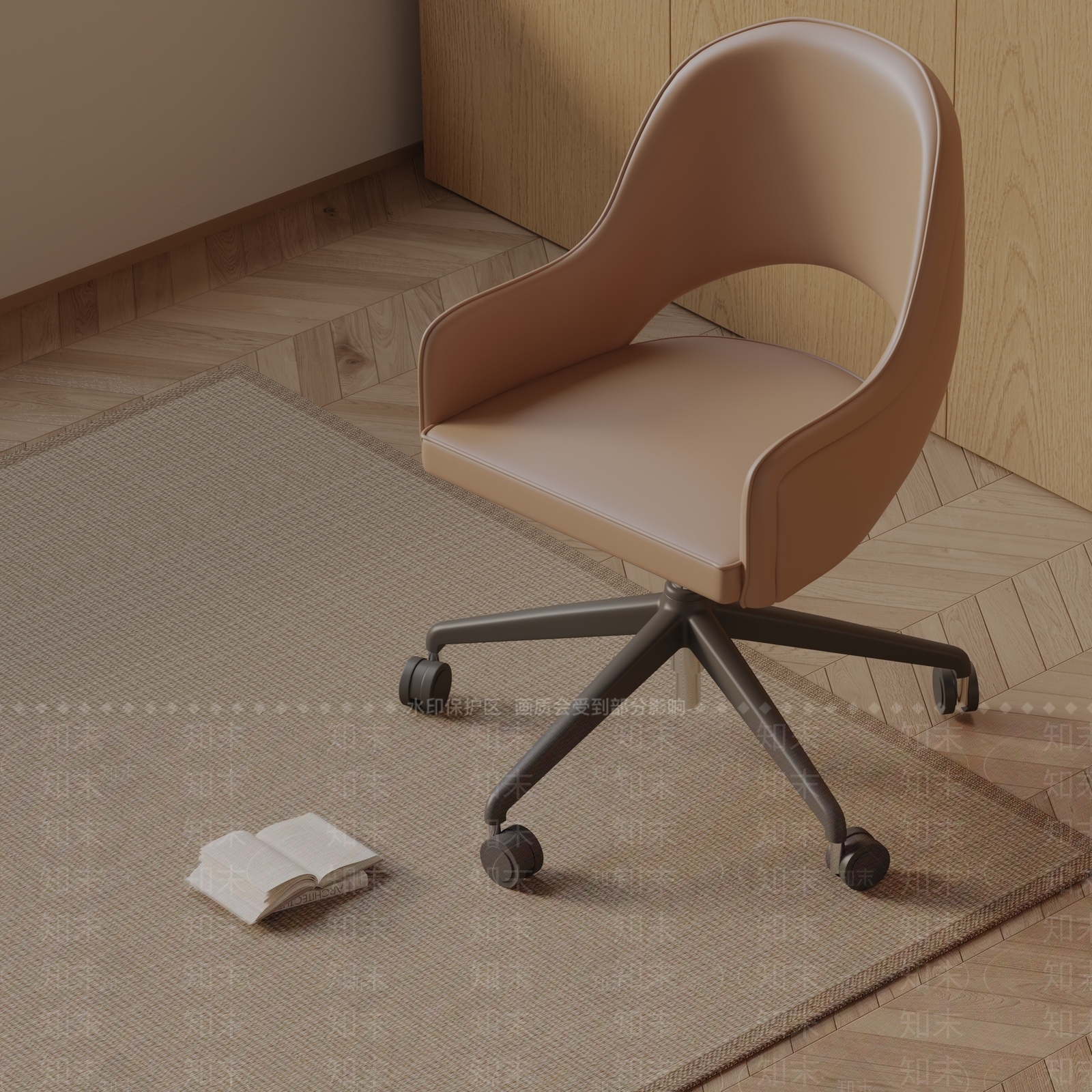 现代办公椅3D模型下载【ID:1185547187】