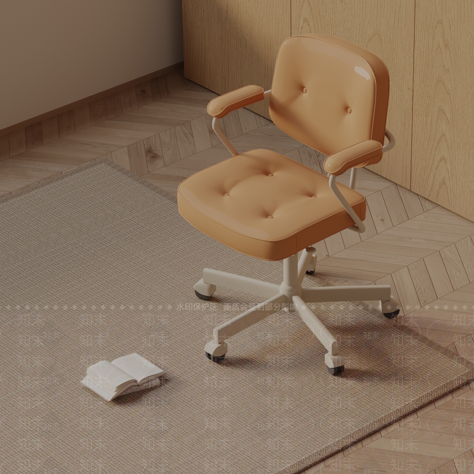 现代办公椅3D模型下载【ID:1185548173】