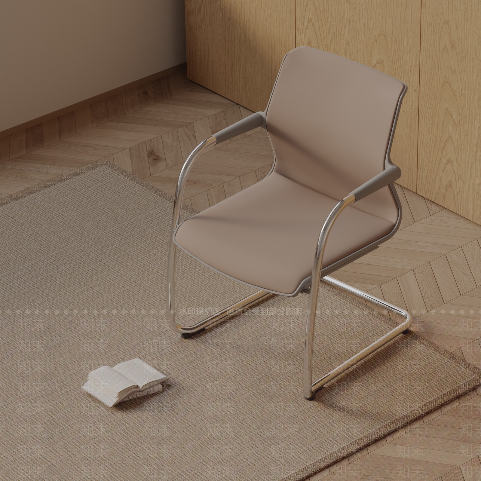 现代办公椅3D模型下载【ID:1185555946】