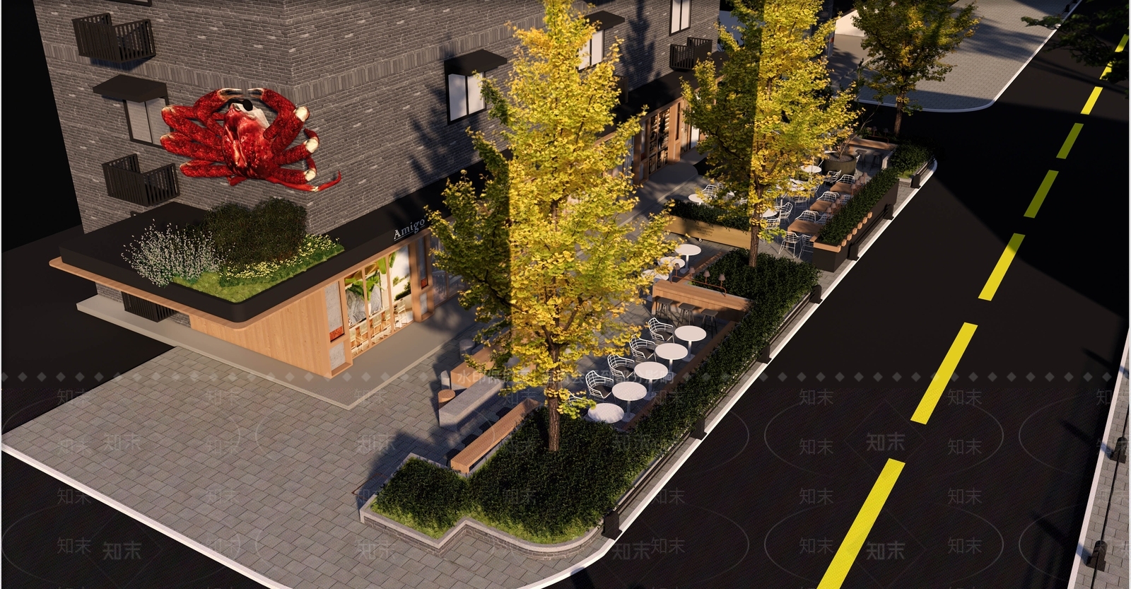 现代咖啡厅SU模型下载【ID:1185760279】