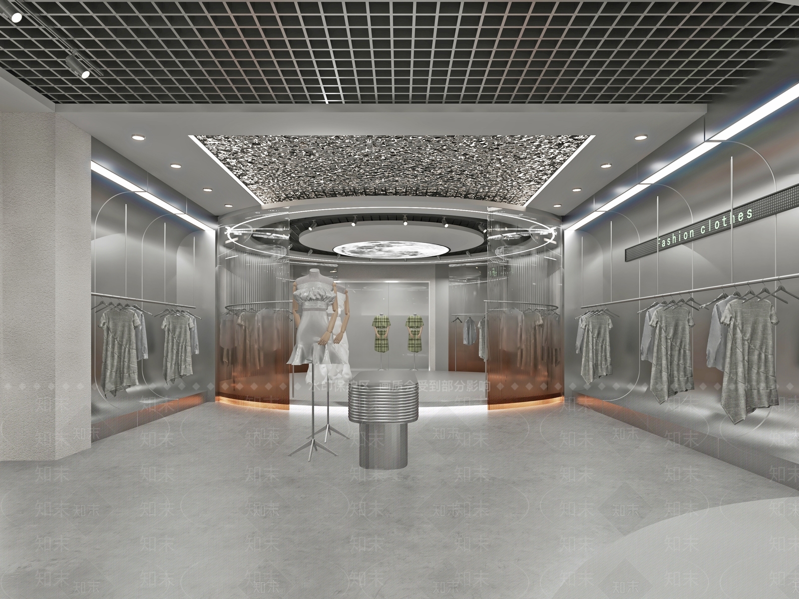 现代服装店3D模型下载【ID:1185563708】