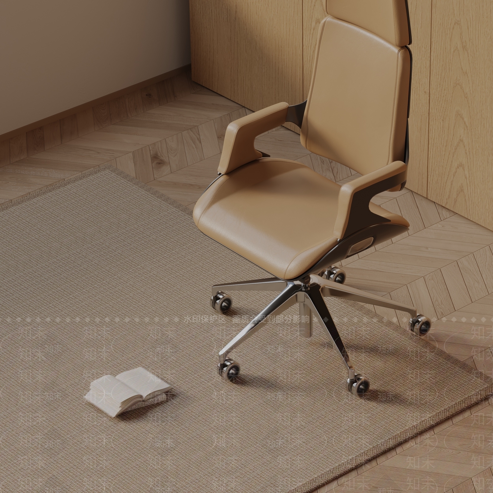 现代办公椅3D模型下载【ID:1185569932】