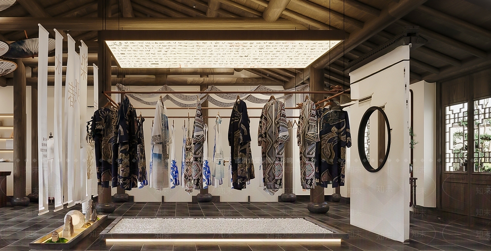 现代服装店SU模型下载【ID:1185571349】