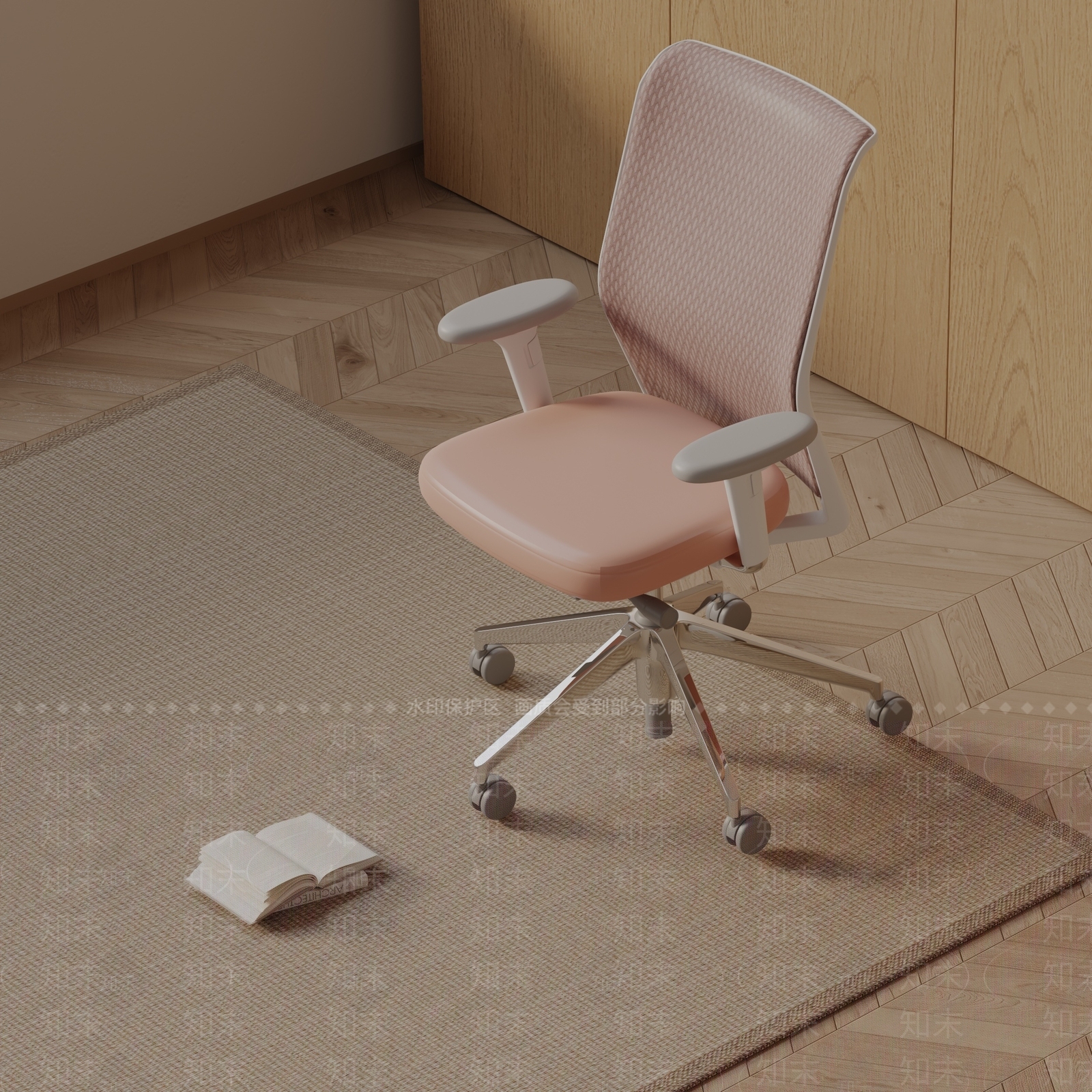 现代办公椅3D模型下载【ID:1185580644】