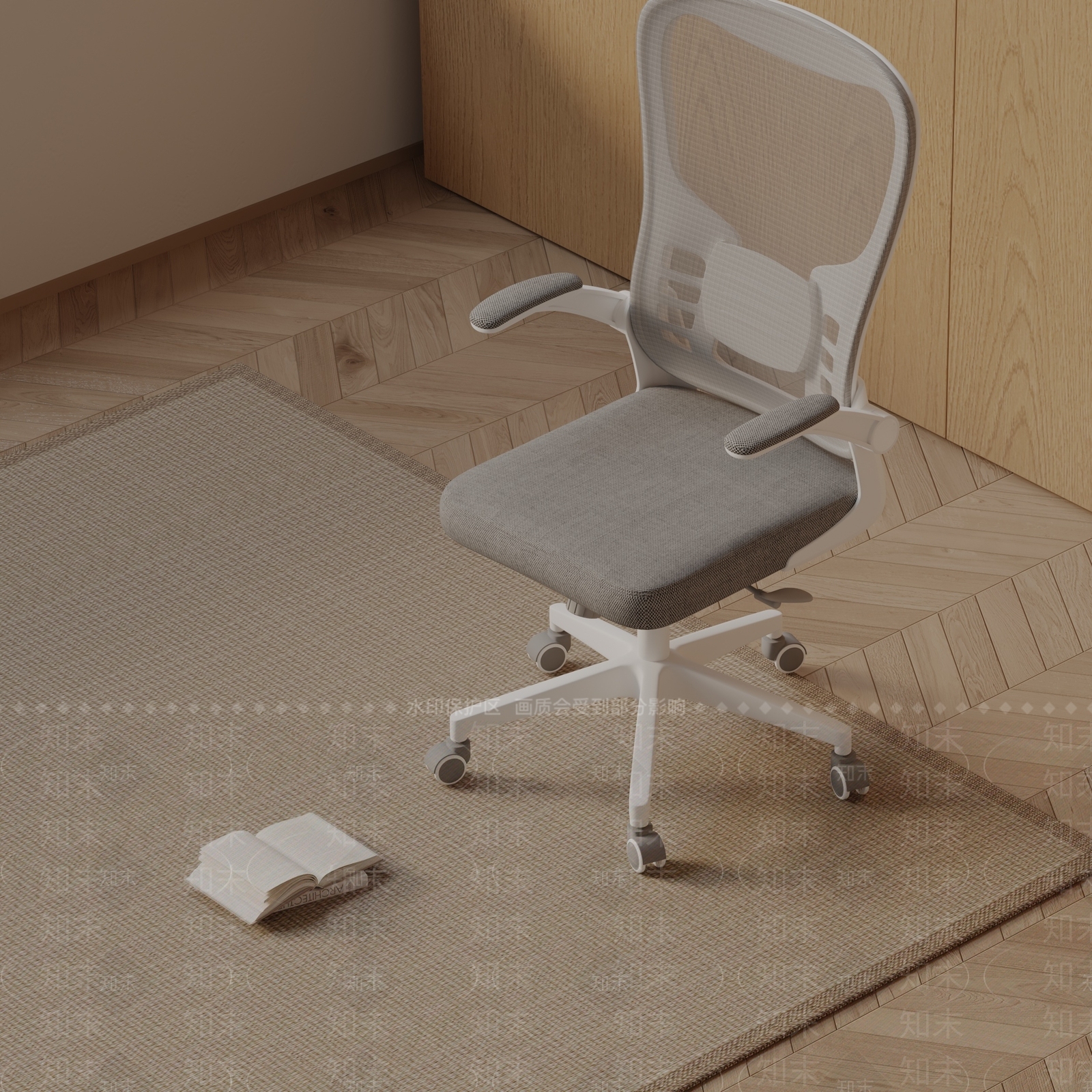 现代办公椅3D模型下载【ID:1185582262】