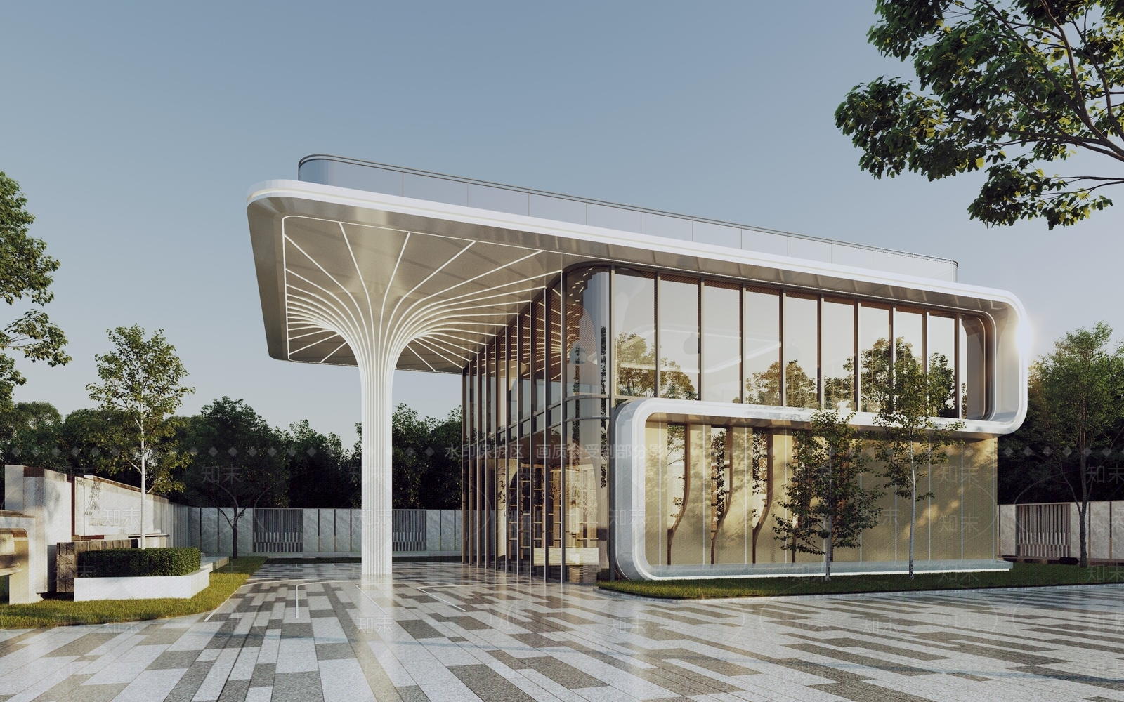 现代其他公共建筑3D模型下载【ID:1185583999】
