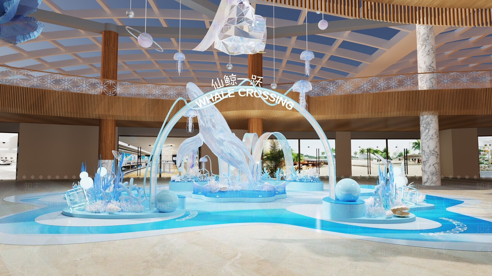 现代美陈SU模型下载【ID:1185590757】