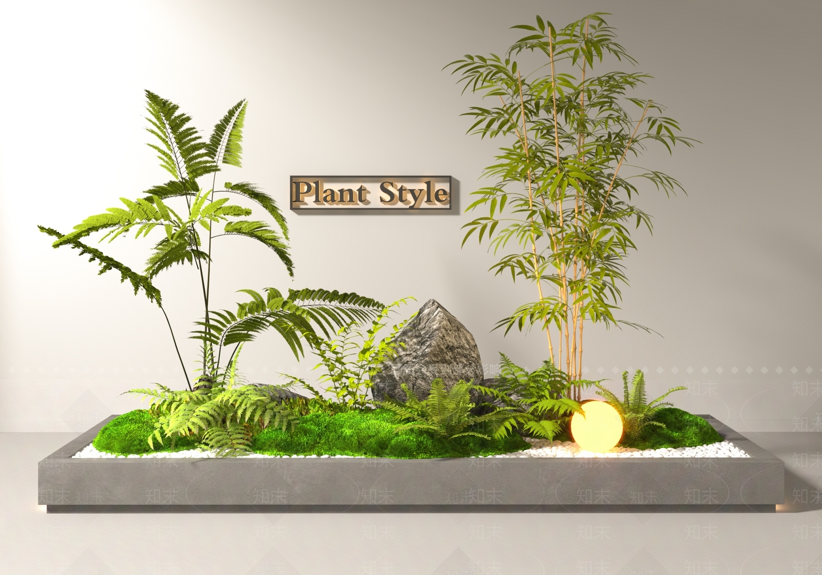 植物组合SU模型下载【ID:1185592749】