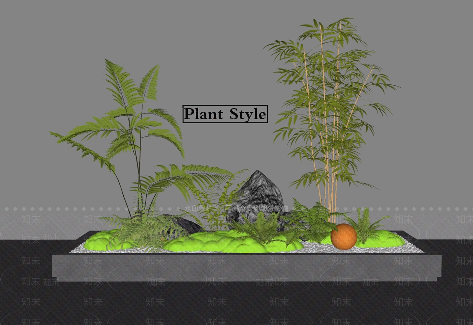 植物组合SU模型下载【ID:1185592749】
