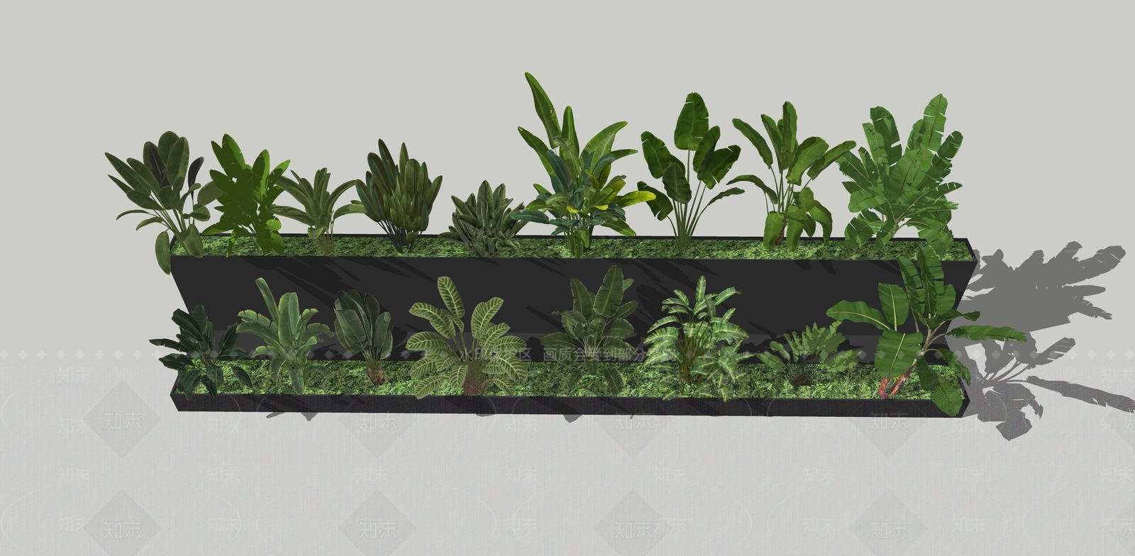 植物组合SU模型下载【ID:1185592930】