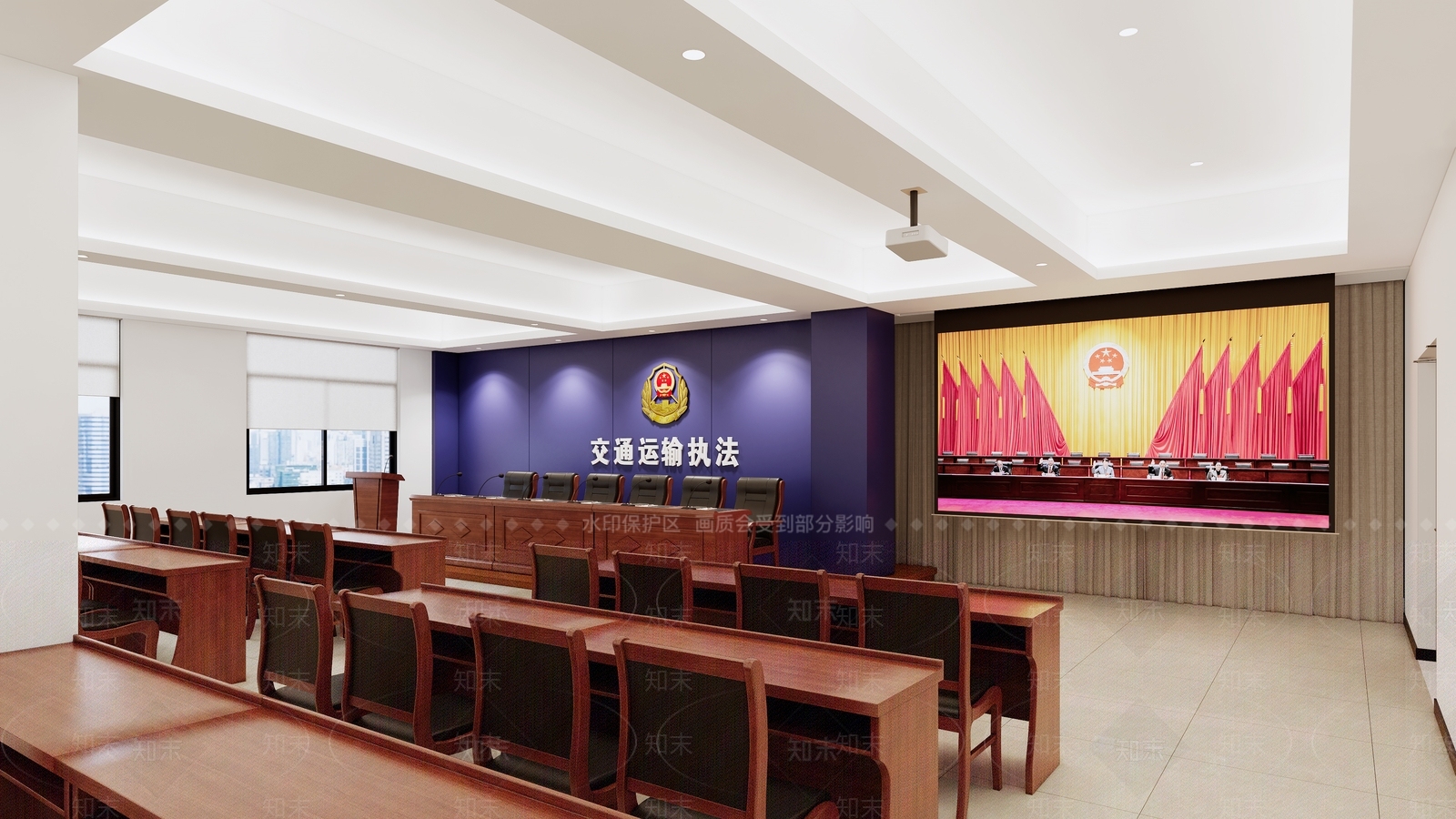 现代会议室SU模型下载【ID:1185593882】