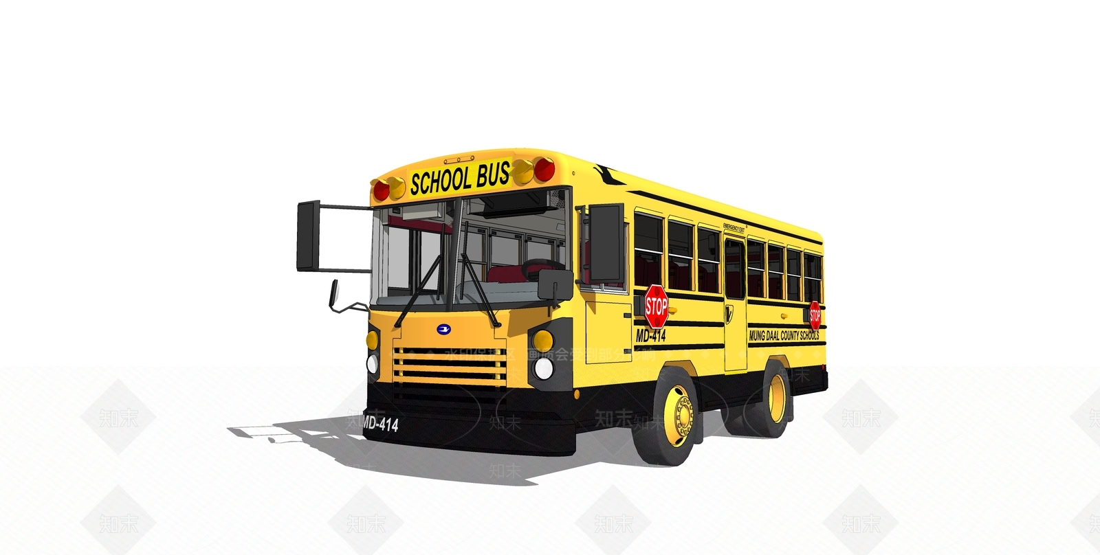 大巴SU模型下载【ID:1185602214】